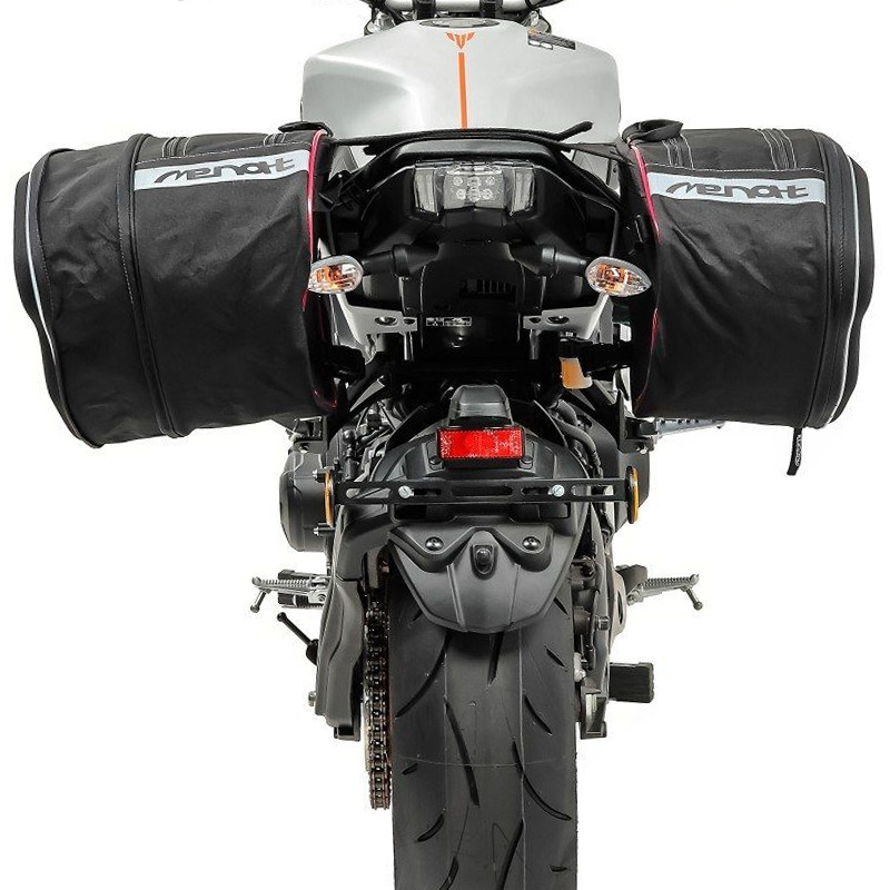 Motorrad Hecktasche Bagtecs WP35 Wasserdicht für Beifahrersitz 35 Liter  schwarz